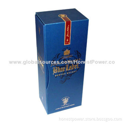 Custom Wine Box, Made of Cardboard, Customized Logos and Sizes are AcceptedNew